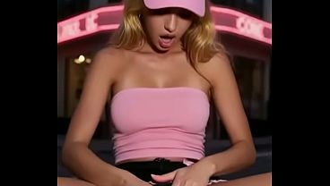 Hermosa chica se desnuda para que le chupen los pechos