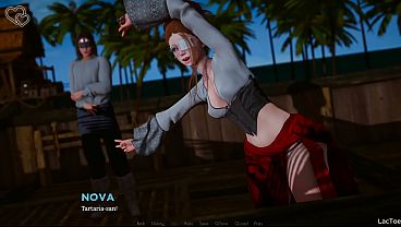Juego erótico de novela visual con polla bien dura