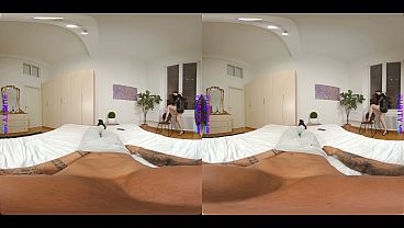 Primera vez con estrella del porno en la cama